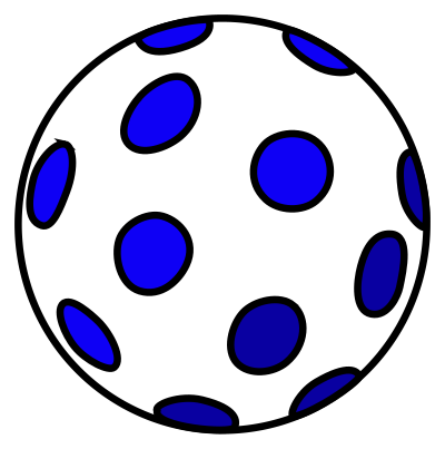 Ball - coloured clipart