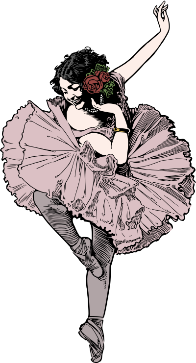 Ballerina - Colour Remix clipart