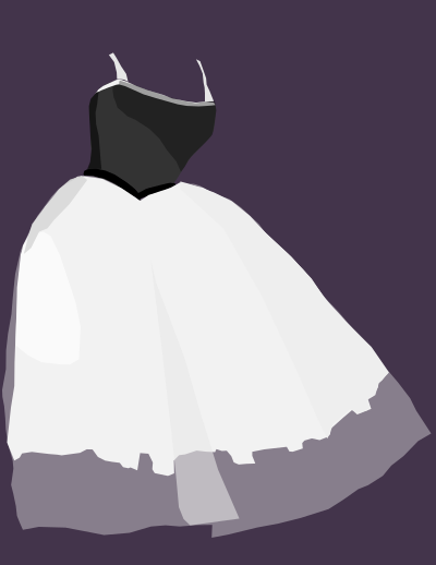 Ballet dress 1 clipart