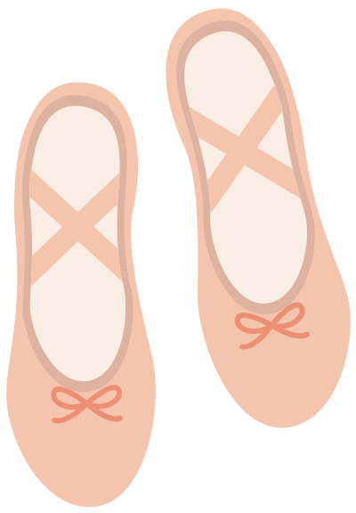 Ballet Shoes (#2) clipart