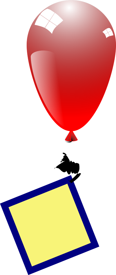 Ballon d'anniversaire. clipart