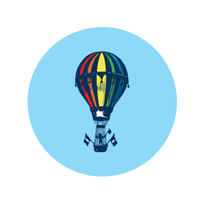 Balloon, aerostatic clipart