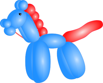 Balloon Horse clipart