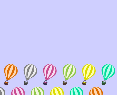 Balloon pattern clipart