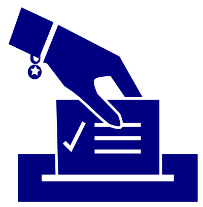 Ballot - Woman's Hand clipart