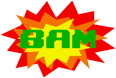 BAM clipart