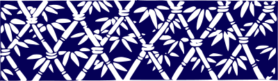Bamboo fence clipart