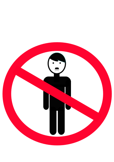 Ban Hitler clipart