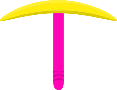 Banana Pickaxe clipart