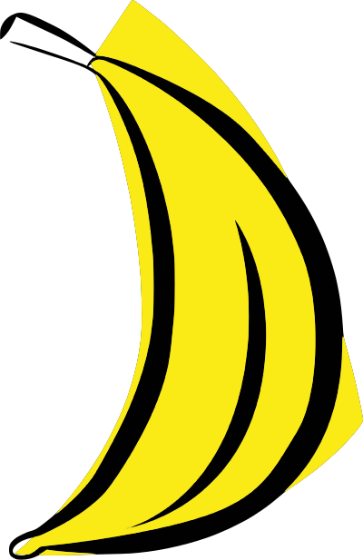 Banana Symbol - Cartons clipart