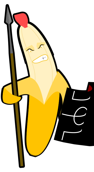 Banana Warrior Refined clipart