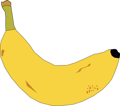 Banana3 clipart