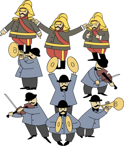 Band by Rones clipart