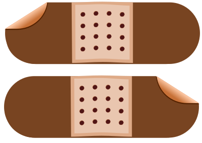 Band-ed Peeling clipart