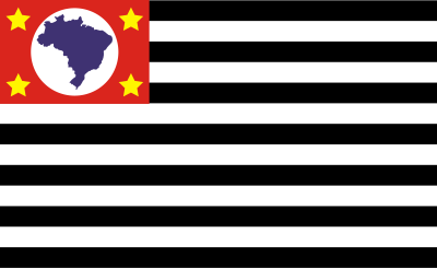 Bandeira de São Paulo - Brasil clipart