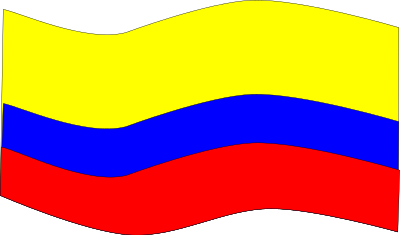Bandera colombia clipart