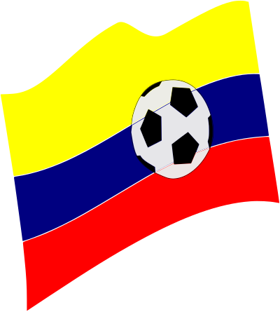 Bandera con balon clipart