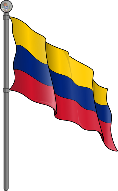 Bandera de Venezuela clipart