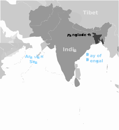Bangladesh location label clipart