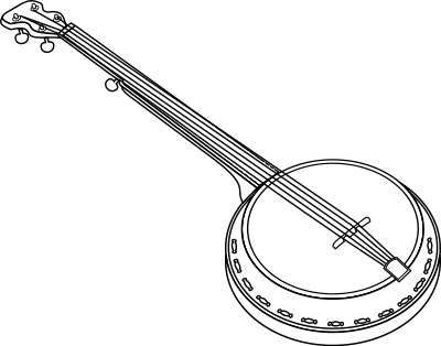 Banjo 1 clipart