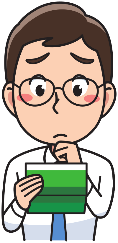 Bank officer - man - with passbook clipart