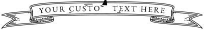 Banner curved clipart