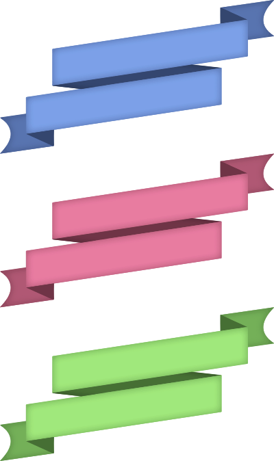 Banner pack 4 clipart