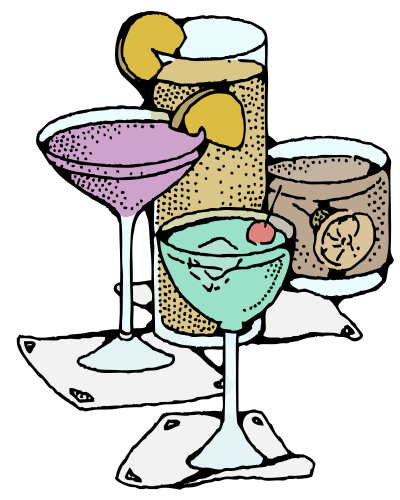 Bar Drinks - Colour Remix clipart
