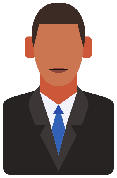 Barack Obama (by Gleicon) clipart