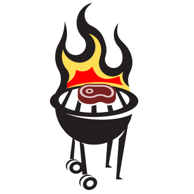 Barbecue grill - colour remix clipart