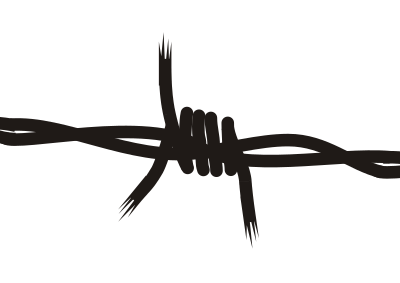 Barbed wire clipart