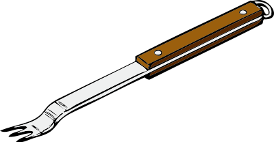 Barbeque fork clipart