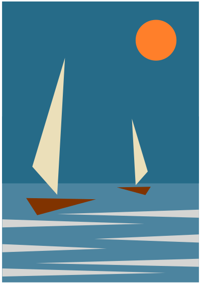 BARCHE STILIZZATE clipart