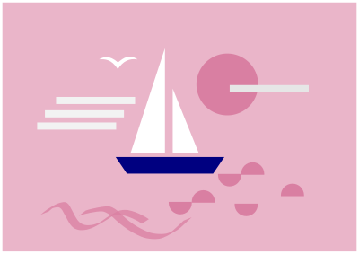 BARCHETTA ROSA clipart