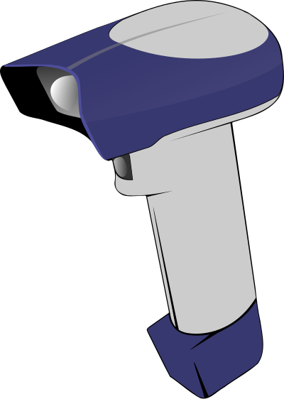Barcode scanner clipart