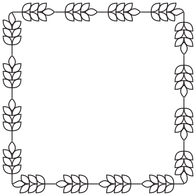 Barley Frame 2 clipart
