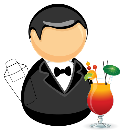 Barman clipart
