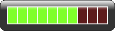 Barre de progression clipart