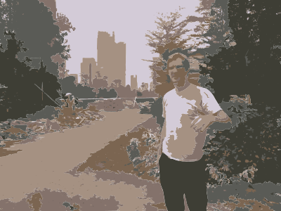 Barry Posing in Damascus clipart