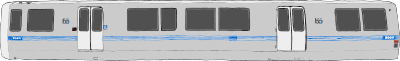 Bart Train Exterior clipart