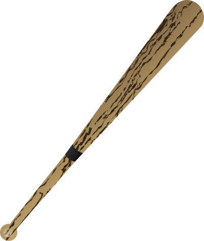 Baseball bat clipart