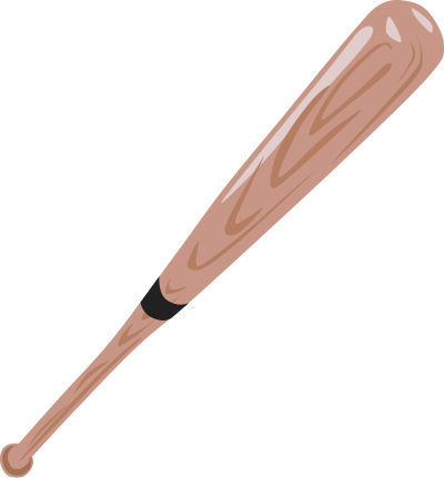 Baseball bat clipart