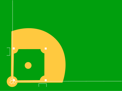 Baseball diamond clipart