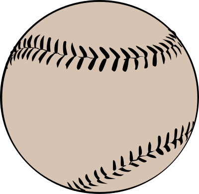 Baseball Offwhite clipart