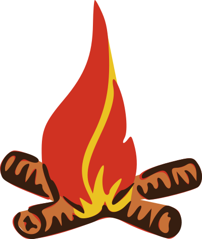 Basic Camp Fire clipart