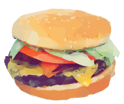 Basic Hamburger clipart