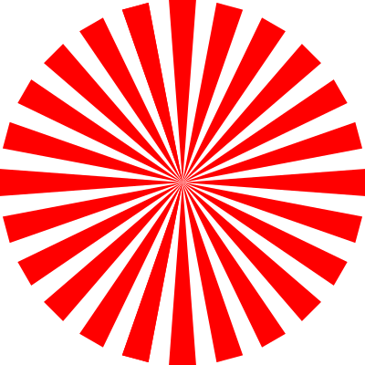 Basic Red Star Burst clipart