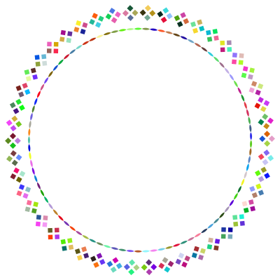 Basic Round Frame Prismatic clipart