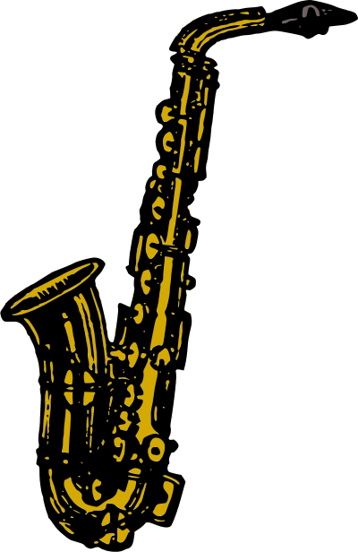 Basic Saxophone clipart