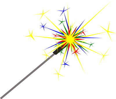 Basic Sparkler clipart